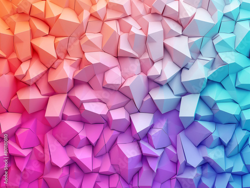 3d pattern geometry colorful background