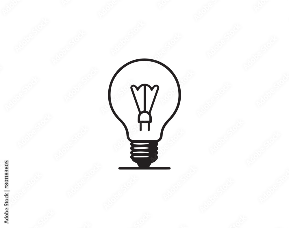 light bulb icon vector design symbol of idea and innovation with creative concept light bulb icon vector design symbol of idea and innovation with creative concept