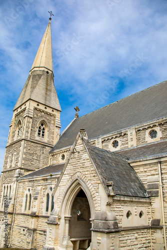 st luke's anglican church in Victorian Oamaru's Historic Precinct new zealand. Each of the buildings, built during the Victorian period, has it's own story.