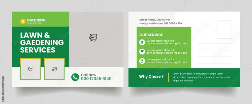 Lawn Mower Garden or Landscaping Service Postcard Template, Eddm Postcard Design, Event Card Design, Direct Mail Template Lawn Mower Garden or Landscaping Service Postcard Template, Eddm Postcard Design, Event Card Design, Direct Mail Template