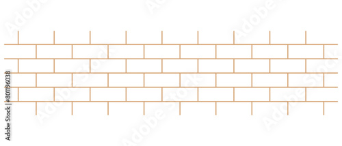 Brick wall background vector illustration, brickwork of construction, brick block wall designed in architecture style, Wall of bricks