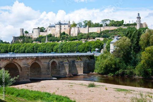 Bridge over River Vienne, Chinon, Loire Valley, France, Europe