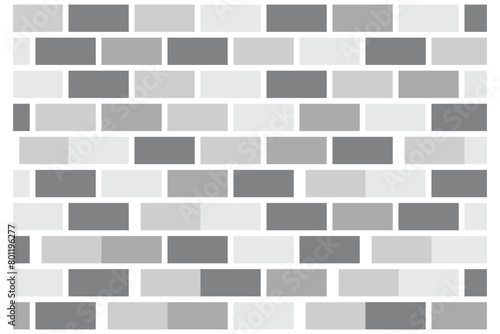 Brick wall background vector illustration, brickwork of construction, brick block wall designed in architecture style, Wall of bricks
