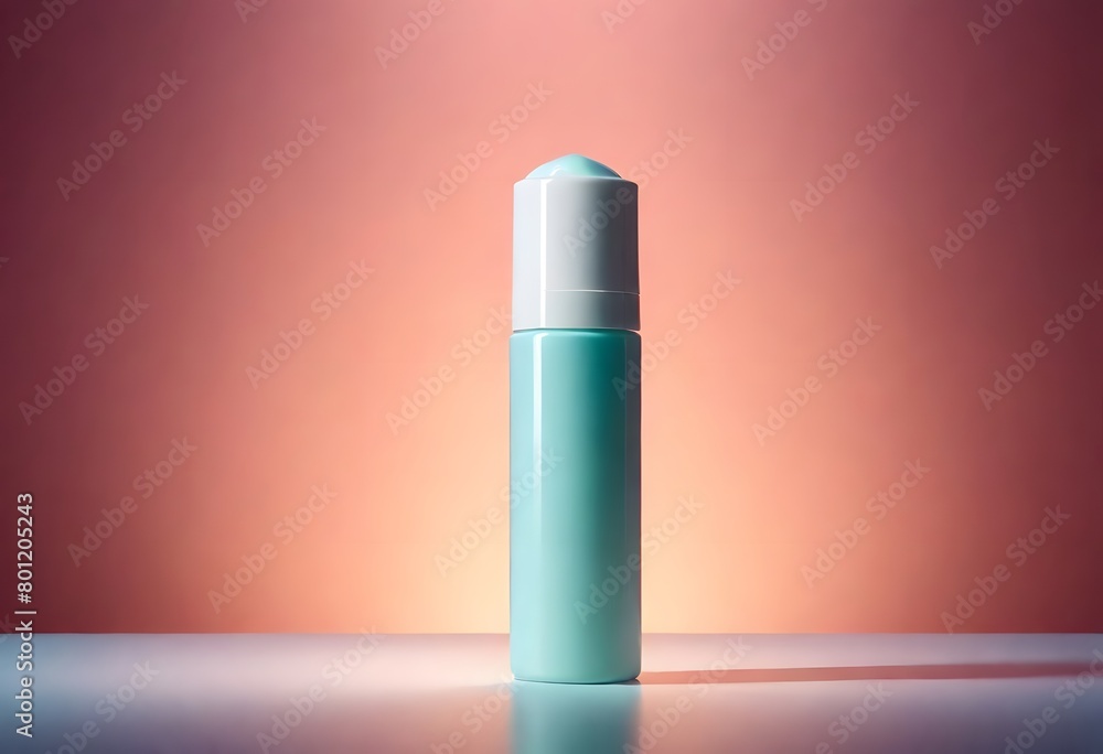 3D personal care products bottle mockup 3D personal care products bottle mockup