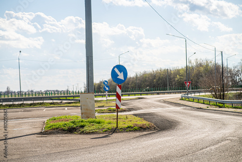 sign on the road