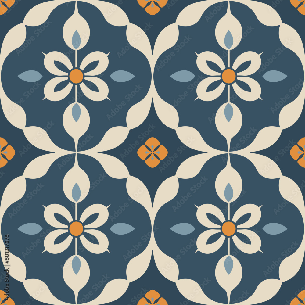 Blue, orange and beige luxury vector seamless pattern. Ornament, Traditional, Ethnic, Arabic, Turkish, Indian motifs. Great for fabric and textile, wallpaper, packaging design or any desired idea. Blue, orange and beige luxury vector seamless pattern. Ornament, Traditional, Ethnic, Arabic, Turkish, Indian motifs. Great for fabric and textile, wallpaper, packaging design or any desired idea.