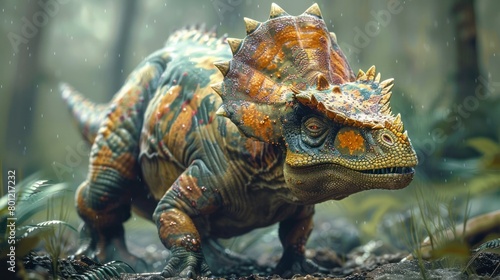 Pachycephalosaurus A D Rendering of the Dinosaurs Majestic Presence