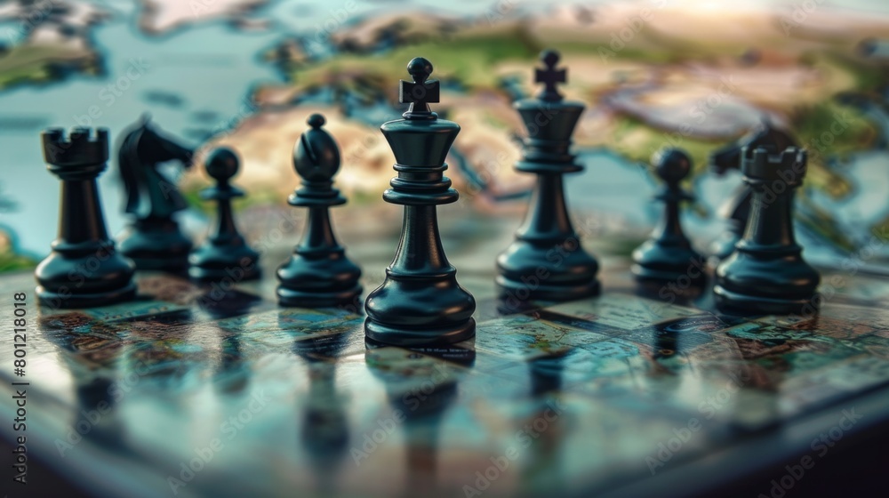 chess piece on word map for ideas, challenge, leadership, strategy, business, success or abstract concept. chess piece on word map for ideas, challenge, leadership, strategy, business, success or abstract concept.