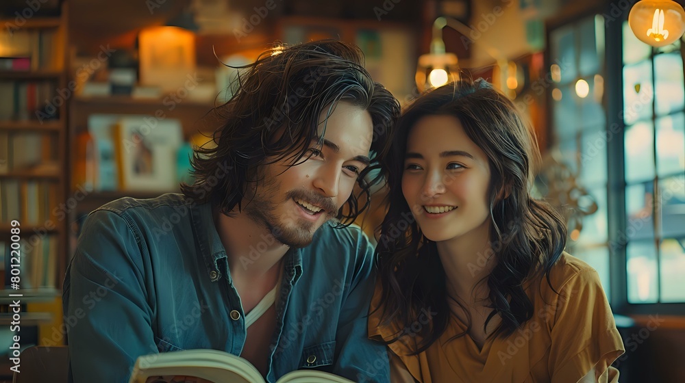 Warm and Inviting: A Genuine Moment of Shared Happiness Warm and Inviting: A Genuine Moment of Shared Happiness