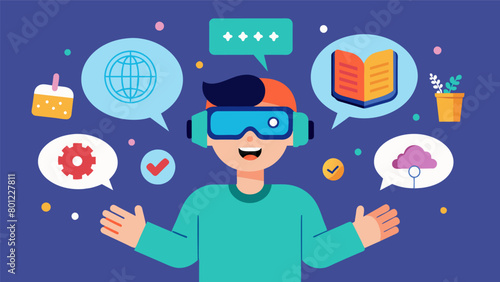 Incorporating video games virtual reality and other technologybased activities a speech the makes therapy sessions more engaging and fun for. Vector illustration