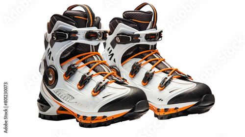 Nordic Skiing Boots on Tranparant background