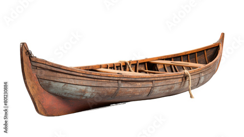 A Traditional Watercraft on Transparant background © mussa