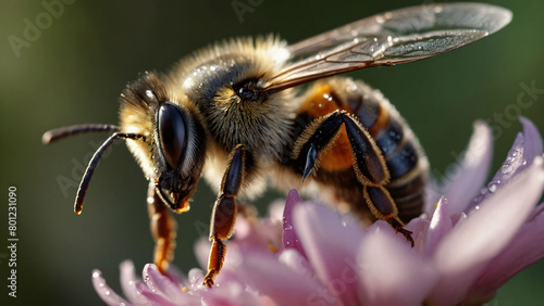Close-up of a bee on a flower