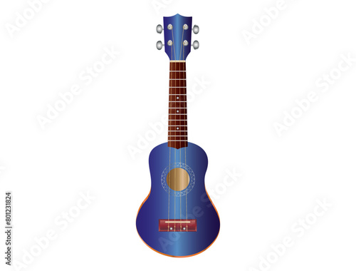 Vector Illustration of Ukulele Musical Instrument