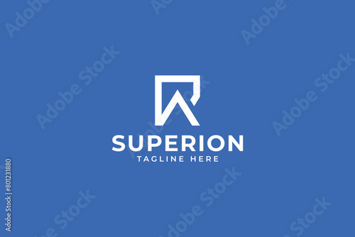 letter R with tooth shape logo design for dentist orthodontic company business