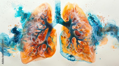 watercolor beauty of your lungs.