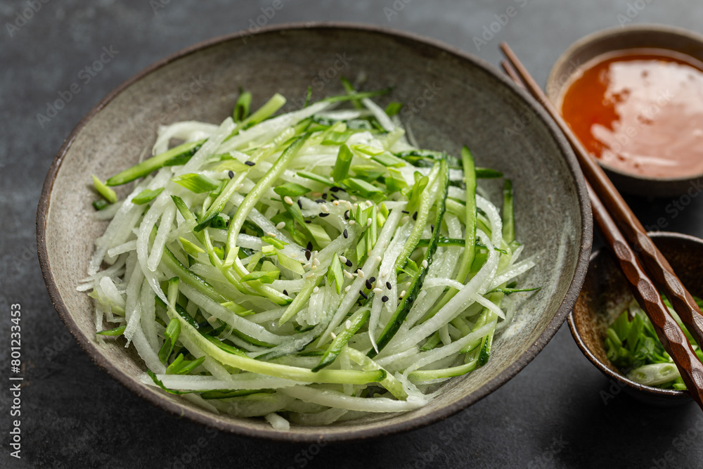 cucumber and daikon radish salad cucumber and daikon radish salad
