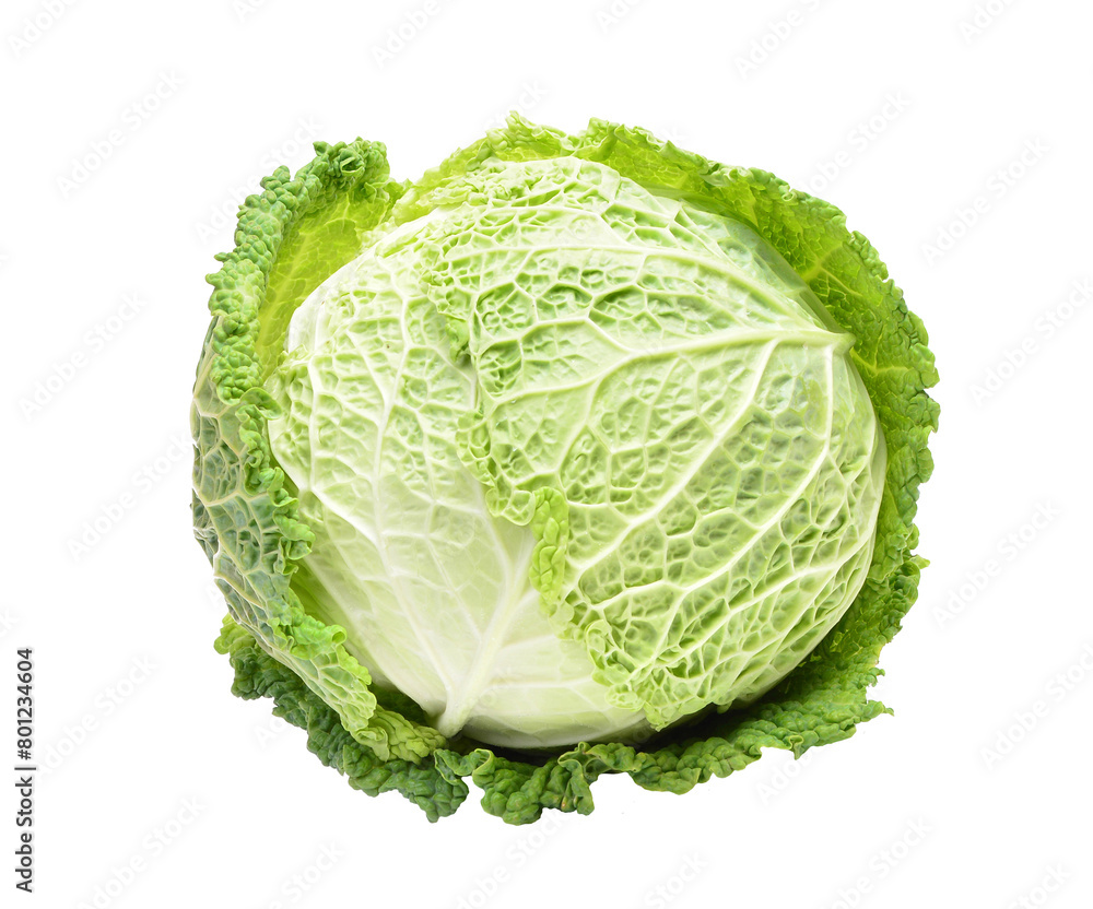 Cabbage isolated on white background Cabbage isolated on white background