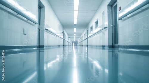 Wallpaper Mural Hospital hallway interior view Torontodigital.ca