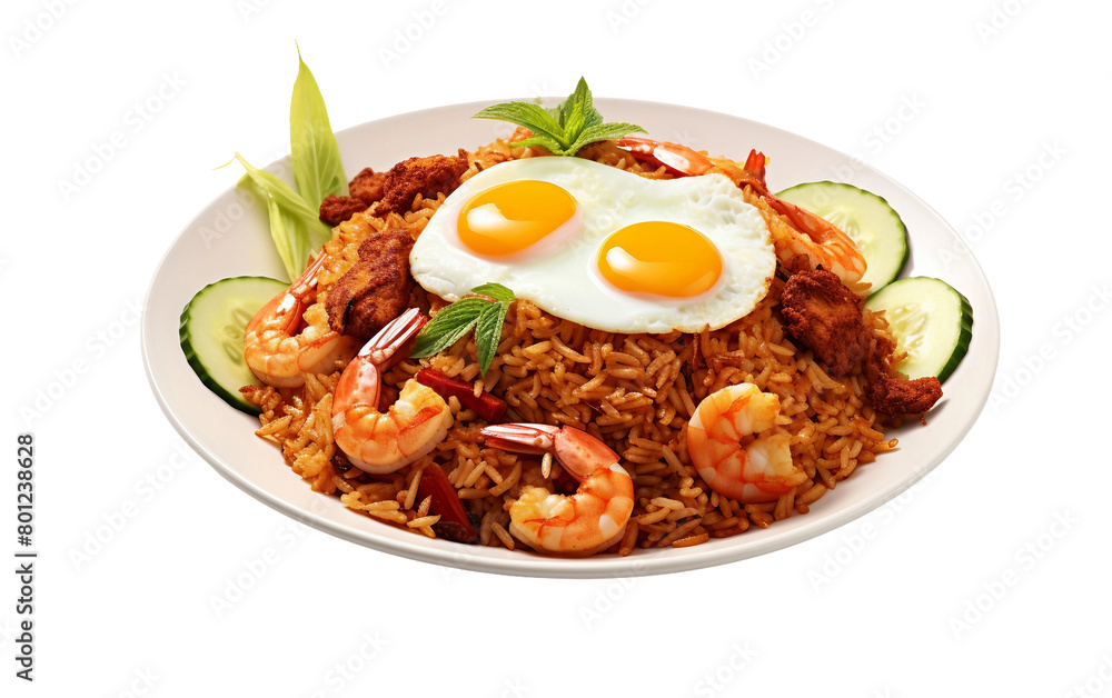 fried rice with chicken fried rice with chicken
