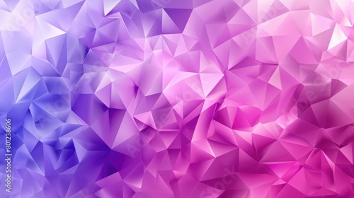 Pink and purple triangle gardient background,triangulated texture. Design 3d. Polygonal geometrical pattern. Triangular modern style 