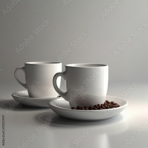 coffee cup isolated mockup