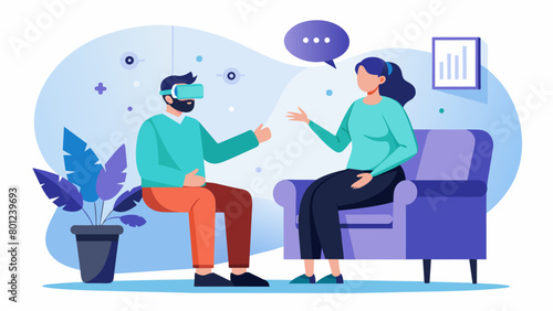 A the guides a patient through a virtual reality experience during ketamineassisted psychotherapy helping them to confront and process deeprooted.