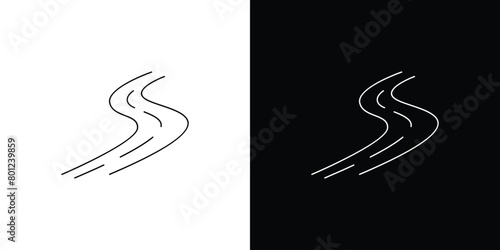  Unique and simple  S street logo design