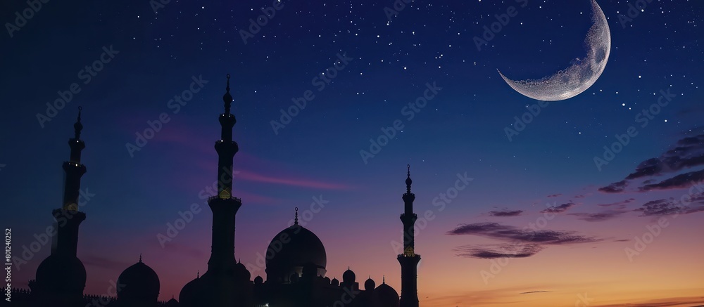 Naklejka premium Islamic concept background