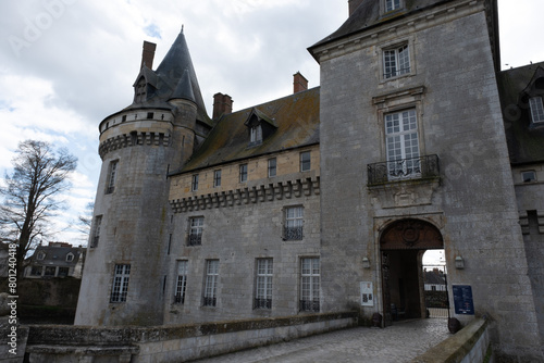 Medieval castle of Sully-Sur-Loire, France. It was built in the 14th century and completed a few centuries later. 