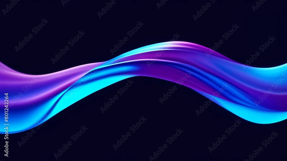 Abstract wavy background in purple and blue hues with a glossy, liquid metal appearance, wallpapers, or graphic design elements. Black blue purple silk satin. Сopy space for text or product Abstract wavy background in purple and blue hues with a glossy, liquid metal appearance, wallpapers, or graphic design elements. Black blue purple silk satin. Сopy space for text or product
