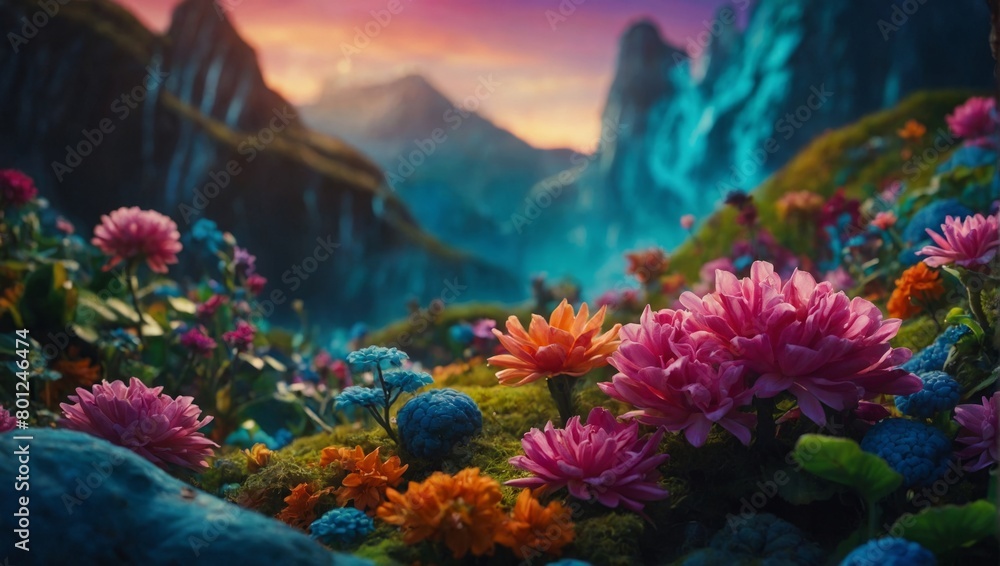 Fototapeta premium fantasy beautiful landscape