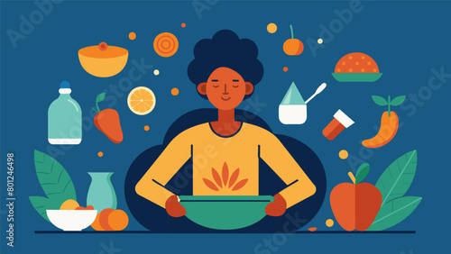 Cooking with awareness taking in the smells sounds and textures of each ingredient and being fully present throughout the entire process..