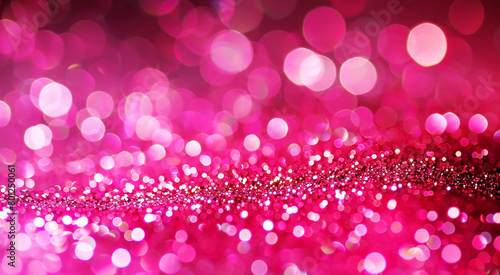 Shiny Iridescent festive pink sequined background photo