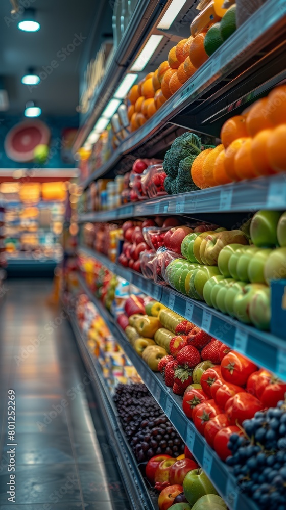 Supermarket Blurred Defocused Background for Creative Projects