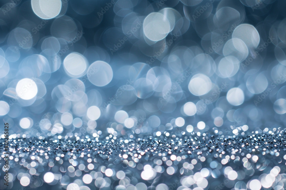 Shimmering Silver Bokeh Lights, Optical Glitter and Sparkle on Cool Abstract Background, Realistic HD Capture Shimmering Silver Bokeh Lights, Optical Glitter and Sparkle on Cool Abstract Background, Realistic HD Capture