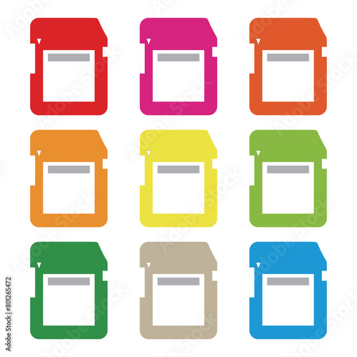 背景　SDメモリカード SDカード