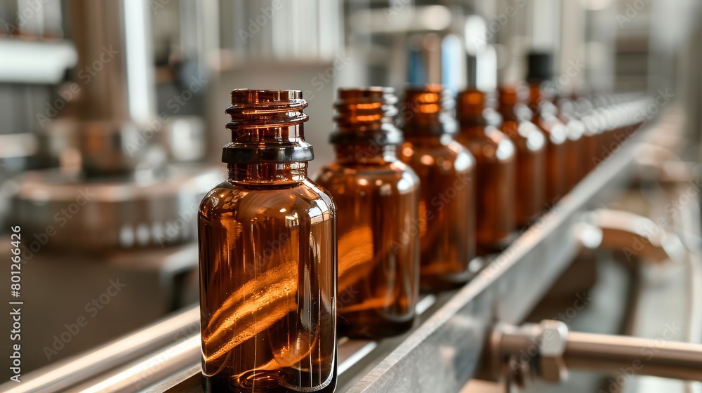 Efficient cosmetic bottling line in a standard factory for streamlined production process Efficient cosmetic bottling line in a standard factory for streamlined production process