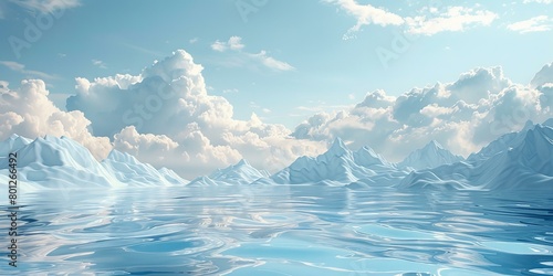 Iceberg in the Arctic Ocean photo
