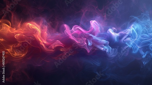 Fire and Ice Abstract Background