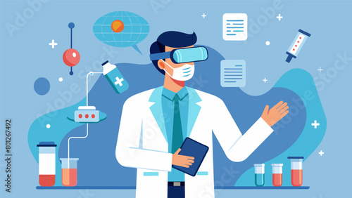A virtual reality simulation program that allows doctors to practice administering different doses of ketamine in a controlled environment improving.