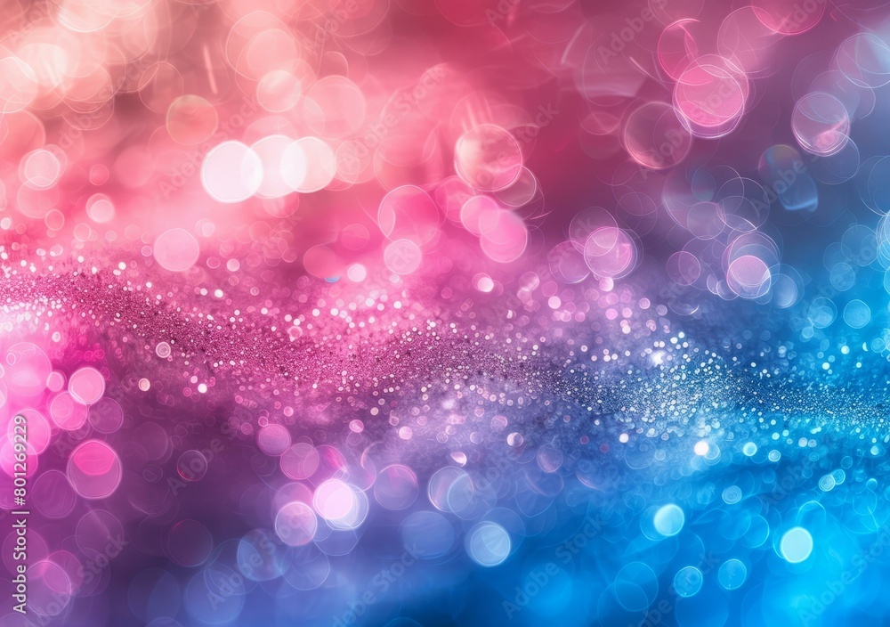 Colorful bokeh background with shiny glitter