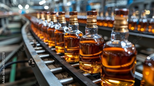 Efficient whiskey bottling procedures in a standard factory setting for optimized production
