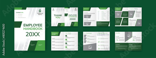 HR Handbook for Employee Rules. Welcome Company Handbook Brochure of Introduction About Company.