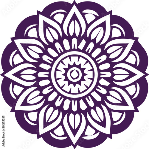 Beautiful mandala art, vector mandala design