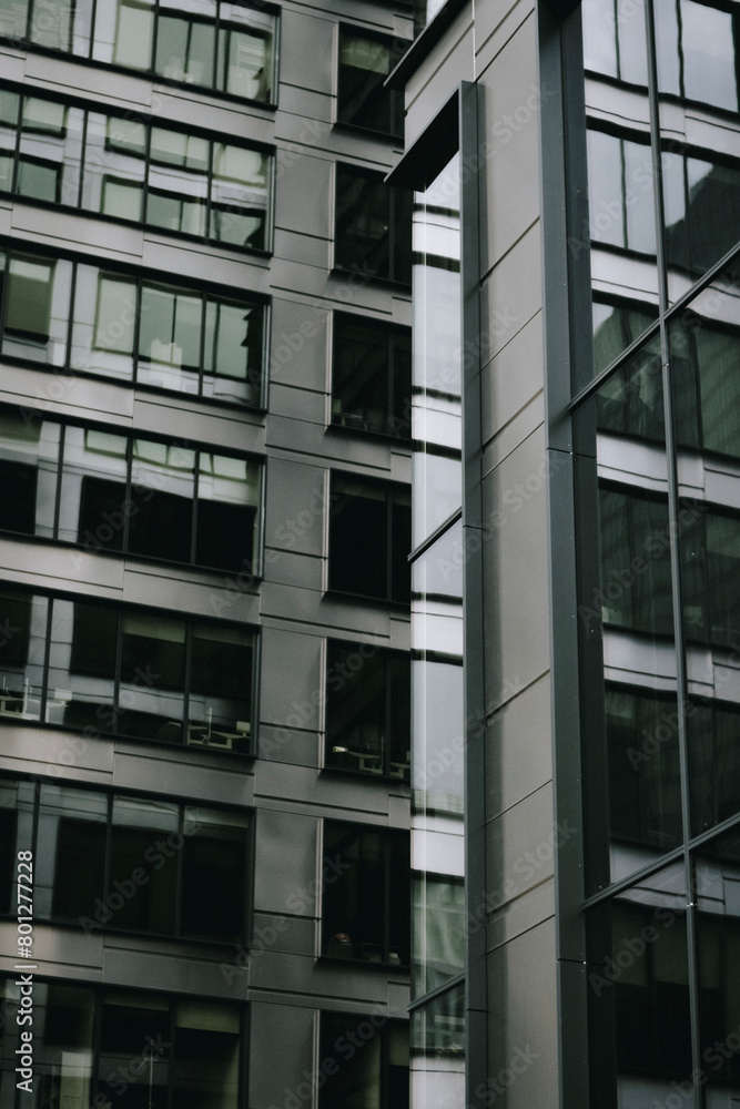 Business Buiding with a lot of windows Business Buiding with a lot of windows