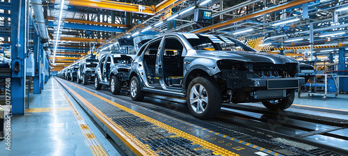 Automobile manufacturing factory photo