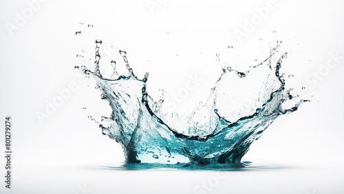 splash water