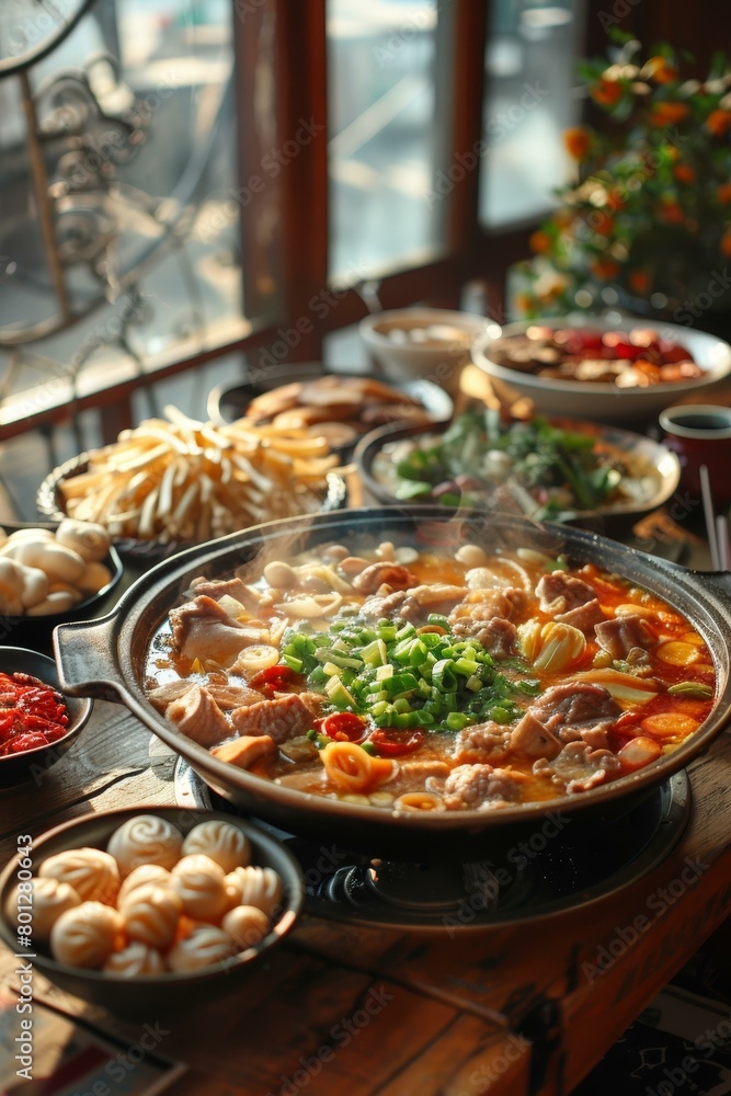 Obraz premium A delicious meal of Chinese food
