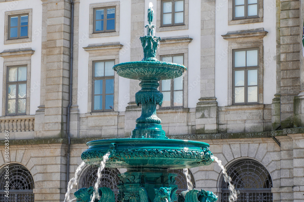 The Fountain of the Lions Portuguese Fonte dos Leoess a 19th-century fountain built by French company The Fountain of the Lions Portuguese Fonte dos Leoess a 19th-century fountain built by French company